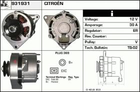 BKN 931931 - ALTERNADOR CITROEN