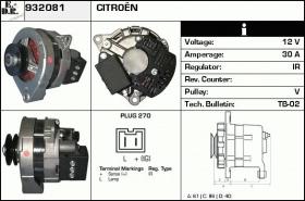 BKN 932081 - ALTERNADOR CITROEN