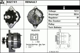 BKN 932741 - ALTERNADOR RENAULT