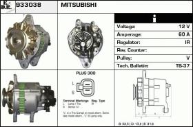 BKN 933038 - ALTERNADOR MITSUBISHI