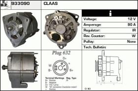 BKN 933090 - ALTERNADOR MERCEDES CLAAS