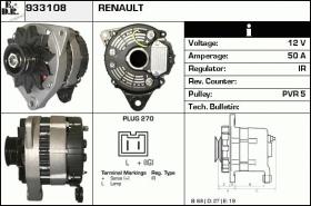 BKN 933108 - ALTERNADOR RENAULT