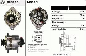 BKN 933216 - ALTERNADOR NISSAN