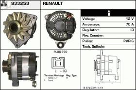 BKN 933253 - ALTERNADOR RENAULT