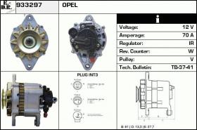 BKN 933297 - ALTERNADOR OPEL