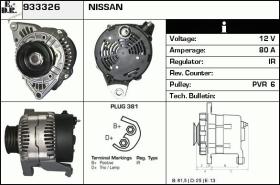 BKN 933326 - ALTERNADOR NISSAN