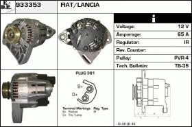 BKN 933353 - ALTERNADOR FIAT,LANCIA