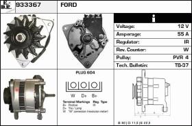 BKN 933367 - ALTERNADOR FORD