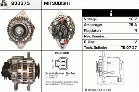 BKN 933375 - ALTERNADOR MITSUBISHI