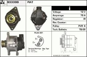 BKN 933399 - ALTERNADOR FIAT