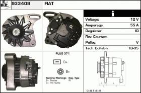 BKN 933409 - ALTERNADOR FIAT,AUTOBIANCHI