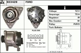 BKN 933428 - ALTERNADOR FORD