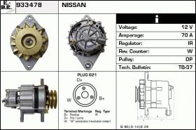 BKN 933478 - ALTERNADOR NISSAN