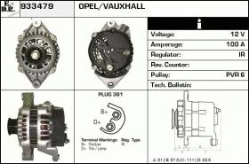 BKN 933479 - ALTERNADOR OPEL,VAUXHALL