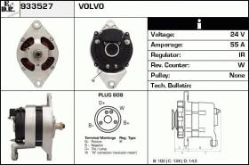 BKN 933527 - ALTERNADOR VOLVO