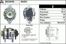 BKN 933545 - ALTERNADOR OPEL,VAUXHALL