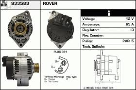 BKN 933583 - ALTERNADOR ROVER