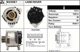 BKN 933587 - ALTERNADOR LAND ROVER