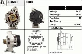 BKN 933648 - Alternador