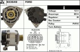 BKN 933649 - Alternador