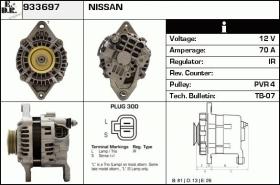 BKN 933697 - ALTERNADOR NISSAN