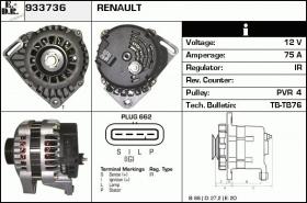 BKN 933736 - Alternador