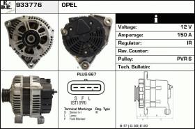 BKN 933776 - ALTERNADOR OPEL,VAUXHALL