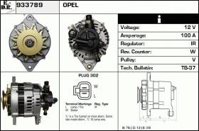 BKN 933789 - ALTERNADOR OPEL