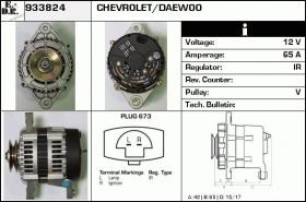 BKN 933824 - Alternador