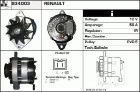 BKN 934003 - ALTERNADOR RENAULT