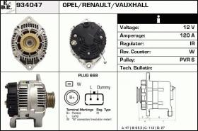 BKN 934047 - Alternador