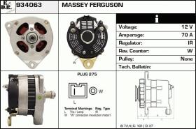 BKN 934063 - ALTERNADOR MASSEY FERGUSON TRACTOR