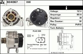 BKN 934067 - ALTERNADOR VW