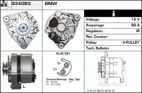 BKN 934080 - Alternador