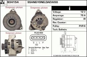 BKN 934154 - Alternador