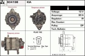 BKN 934198 - ALTERNADOR KIA