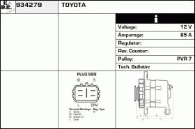 BKN 934279 - Alternador