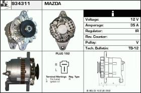 BKN 934311 - ALTERNADOR MAZDA