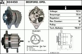 BKN 934450 - ALTERNADOR OPEL,VAUXHALL