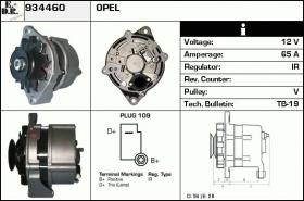 BKN 934460 - ALTERNADOR OPEL,VAUXHALL