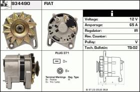 BKN 934490 - ALTERNADOR FIAT TRACTOR,ALFA ROMEO,