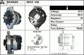 BKN 934520 - Alternador