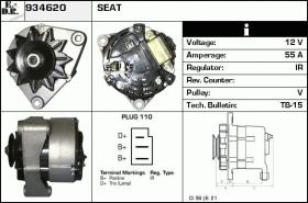 BKN 934620 - ALTERNADOR SEAT