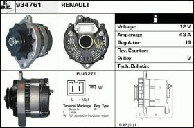 BKN 934761 - ALTERNADOR RENAULT