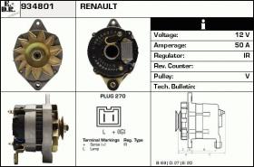 BKN 934801 - ALTERNADOR RENAULT