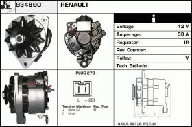 BKN 934890 - ALTERNADOR RENAULT