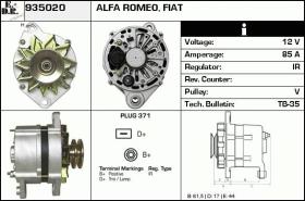 BKN 935020 - Alternador