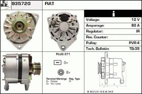 BKN 935720 - ALTERNADOR FIAT,LANCIA