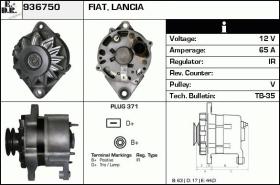 BKN 936750 - ALTERNADOR FIAT,LANCIA,SAME,FERRARI