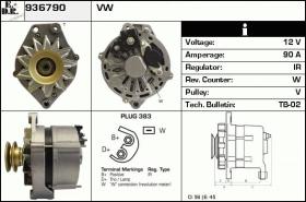 BKN 936790 - Alternador